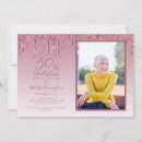 Search for 50 and fabulous invitations Pink