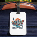 Search for new york luggage tags Silhouette