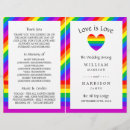 Search for lesbian wedding programs Rainbow