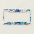 Search for butterfly license plate frames Blue