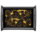 Search for oriental serving trays Black