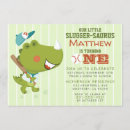 Search for baby dino birthday invitations Baby boy