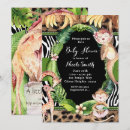 Search for monkey baby shower invitations Zebra