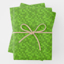 Search for green pixel wrapping paper Pattern