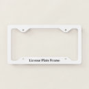 Search for truck license plate frames Blank