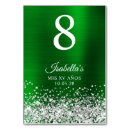 Search for emerald table cards Mis quince anos