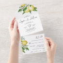 Search for lemon wedding invitations All in one