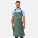 Search for sage green aprons Monogrammed
