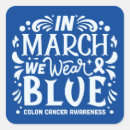 Search for colon cancer stickers Blue