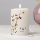 Search for pillar candles Monogrammed