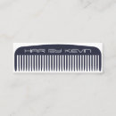 Search for hair comb business cards Trendy hairstylist barber hairbrush