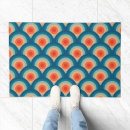 Search for mid century modern doormats Teal