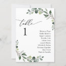 Search for assignment table cards Elegant