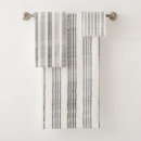 Search for black and grey stripes bath towels Modern