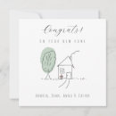 Search for new house holiday cards Cute
