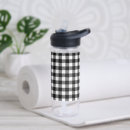 Search for black and white checkered water bottles Rustic