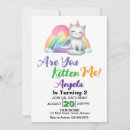 Search for unicorn cat invitations Girls