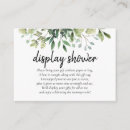 Search for display baby shower invitations Greenery
