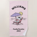 Search for snoopy beach towels Family vacation