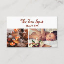 Search for luxury spa business cards Massage therapist