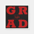 Search for red and black napkins High school