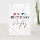 Search for name birthday cards Colorful