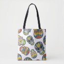 Search for sugar skull tote bags Abstract
