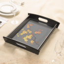 Search for cherry blossom serving trays Black