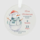 Search for baby second christmas Snowman