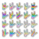 Search for asl stickers Asl i love you