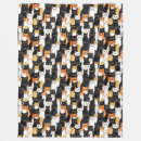 Search for black and orange blankets White