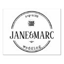 Search for wedding favor rubber stamps Rustic