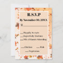 Search for fall shower wedding invitations Leaves