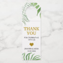 Search for thank you bottle tags Leaves