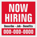 Search for now hiring signs Employment