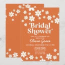 Search for burnt orange bridal shower invitations Boho
