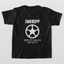 Search for deputy sheriff tshirts Police