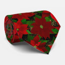 Search for black and red flower ties Poinsettia
