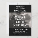 Search for black white 60th birthday invitations Vintage