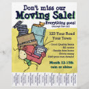 Search for moving flyers Garage sale