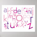 Search for pink alphabet letter posters Girl