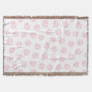 Search for pink paw prints blankets Pattern of paws