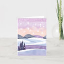 Search for purple holiday cards Snow