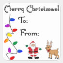 Search for christmas name tags stickers Festive