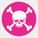 Search for pink skull stickers Skull and crossbones
