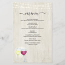 Search for wine menus Watercolor