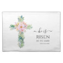 Search for easter placemats Cross