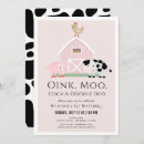 Search for barnyard invitations Cow