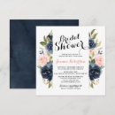 Search for navy bridal shower invitations Rustic country