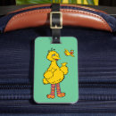 Search for sesame street luggage tags Big bird